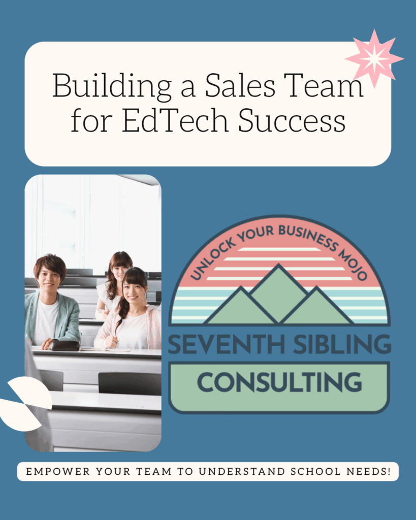 Building A Sales Team for Edtech succes