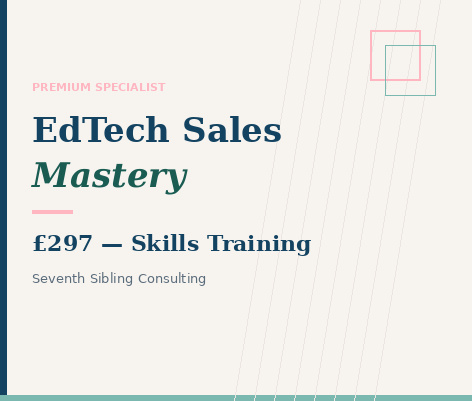 EdTech Sales Mastery Course