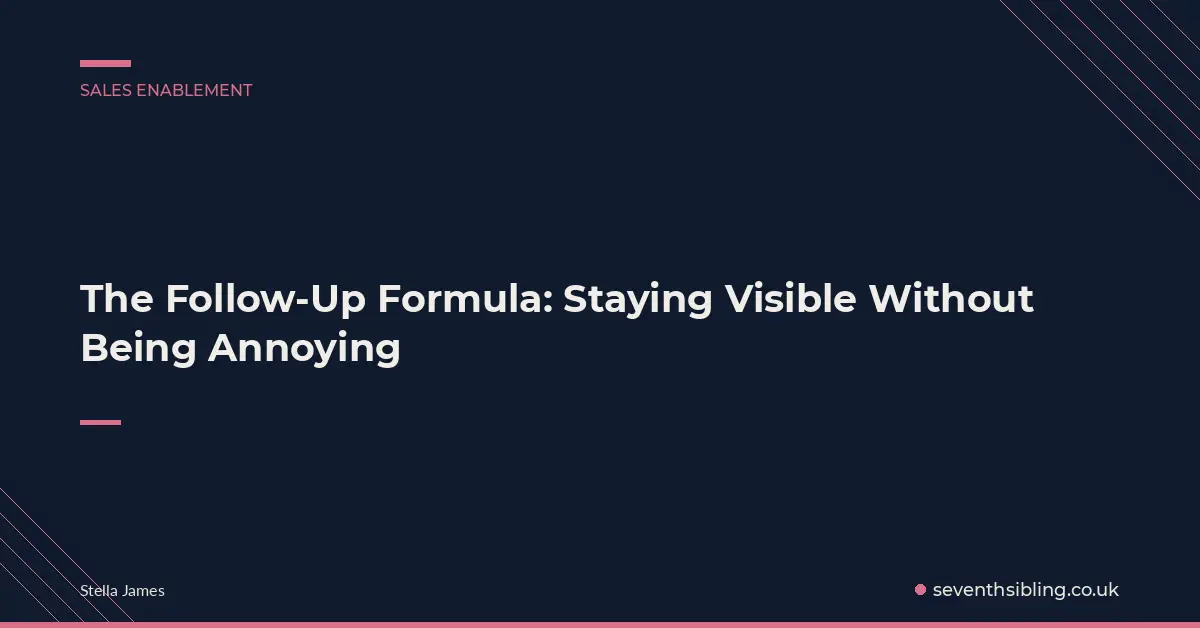The Follow-Up Formula: